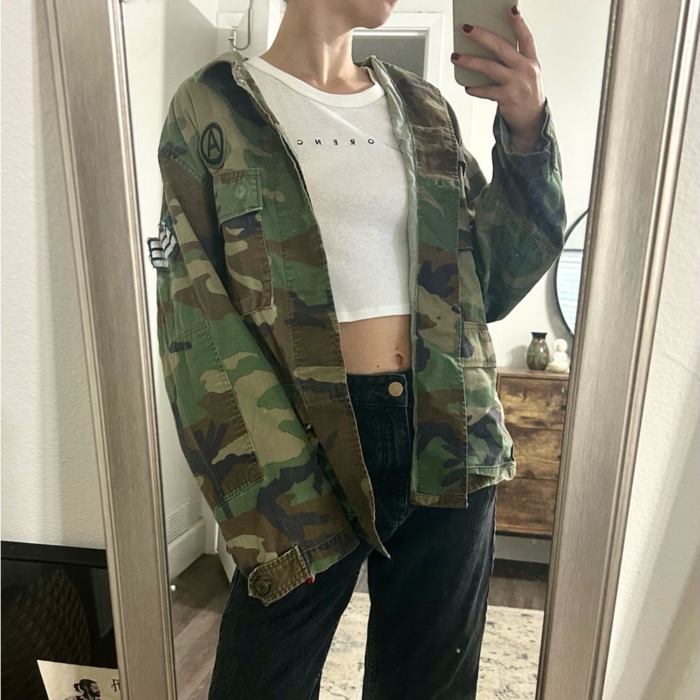 Vintage U.S. Army Camouflage Utility Jacket/Shirt
